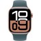 Умные часы Apple Watch Series 10 GPS 42mm Rose Gold Aluminum Lake Green Sport Band - фото 16059