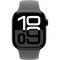 Умные часы Apple Watch Series 10 GPS 42mm Jet Black Aluminum Stone Gray Sport Band - фото 16068