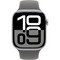 Умные часы Apple Watch Series 10 GPS 46mm Silver Aluminum Stone Gray Sport Band - фото 16120