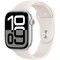 Умные часы Apple Watch Series 10 GPS 46mm Silver Aluminum Starlight Sport Band - фото 16122