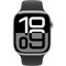 Умные часы Apple Watch Series 10 GPS 46mm Silver Aluminum Black Sport Band - фото 16126