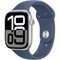 Умные часы Apple Watch Series 10 GPS 46mm Silver Aluminum Denim Sport Band - фото 16128
