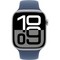 Умные часы Apple Watch Series 10 GPS 46mm Silver Aluminum Denim Sport Band - фото 16129