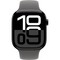 Умные часы Apple Watch Series 10 GPS 46mm Jet Black Aluminum Stone Gray Sport Band - фото 16177