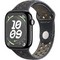Умные часы Apple Watch Series 10 GPS 46mm Jet Black Aluminum Midnight Sky Nike Sport Band - фото 16205