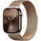 Умные часы Apple Watch Series 10 GPS + Cellular 46mm Gold Titanium Milanese Loop - фото 16229