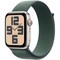 Умные часы Apple Watch SE 2 (2024) GPS 44mm Starlight Aluminium Lake Green Sport Loop - фото 16267