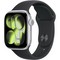 Умные часы Apple Watch Series 11, 42 mm, Silver Aluminium Black Sport Band - фото 16400