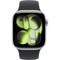 Умные часы Apple Watch Series 11, 42 mm, Silver Aluminium Black Sport Band - фото 16401