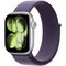 Умные часы Apple Watch Series 11, 42 mm, Silver Aluminium Purple Fog Sport Loop - фото 16412