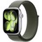 Умные часы Apple Watch Series 11, 42 mm, Silver Aluminium Forest Sport Loop - фото 16415