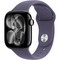 Умные часы Apple Watch Series 11, 42 mm, Jet Black Aluminium Purple Fog Sport Band - фото 16457