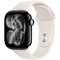 Умные часы Apple Watch Series 11, 42 mm, Jet Black Aluminium Starlight Sport Band - фото 16460