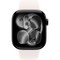 Умные часы Apple Watch Series 11, 42 mm, Jet Black Aluminium Light Blush Sport Band - фото 16467