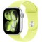 Умные часы Apple Watch Series 11, 46 mm, Silver Aluminium Neon Yellow Sport Band - фото 16529