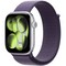 Умные часы Apple Watch Series 11, 46 mm, Silver Aluminium Purple Fog Sport Loop - фото 16552