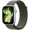 Умные часы Apple Watch Series 11, 46 mm, Silver Aluminium Forest Sport Loop - фото 16555
