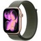 Умные часы Apple Watch Series 11, 46 mm, Rose Gold Aluminium Forest Sport Loop - фото 16587