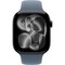 Умные часы Apple Watch Series 11, 46 mm, Jet Black Aluminium Anchor Blue Sport Band - фото 16597