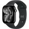 Умные часы Apple Watch Series 11, 46 mm, Jet Black Aluminium Black Sport Band - фото 22912
