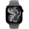 Умные часы Apple Watch Series 11, 46 mm, Jet Black Aluminium Stone Gray Sport Band - фото 16628