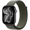 Умные часы Apple Watch Series 11, 46 mm, Jet Black Aluminium Forest Sport Loop - фото 16637