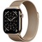 Умные часы Apple Watch Series 11, 42 mm, Gold Titanium Milanese Loop - фото 16643