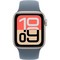 Умные часы Apple Watch SE 3, 40 mm, Starlight Aluminium Anchor Blue Sport Band - фото 16694