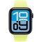 Умные часы Apple Watch SE 3, 44 mm, Midnight Aluminium Neon Yellow Sport Band - фото 16716