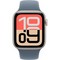 Умные часы Apple Watch SE 3, 44 mm, Starlight Aluminium Anchor Blue Sport Band - фото 16742