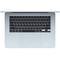 Ноутбук Apple Macbook Air 15 2025 M4, 10-Core GPU, 16GB, 256GB SSD Sky Blue MC7A4 - фото 17174