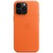 Чехол Apple iPhone 14 Pro Max Leather MagSafe - Orange - фото 24913