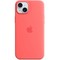 Чехол Apple iPhone 15 Plus Silicone Case with MagSafe - Guava - фото 25092