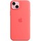Чехол Apple iPhone 15 Plus Silicone Case with MagSafe - Guava - фото 25093