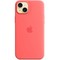 Чехол Apple iPhone 15 Plus Silicone Case with MagSafe - Guava - фото 25094