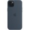 Чехол Apple iPhone 15 Plus Silicone Case with MagSafe - Storm Blue - фото 25111
