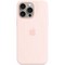 Чехол Apple iPhone 15 Pro Max Silicone Case with MagSafe - Light Pink - фото 25177