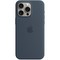 Чехол Apple iPhone 15 Pro Max Silicone Case with MagSafe - Storm Blue - фото 25185