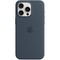 Чехол Apple iPhone 15 Pro Max Silicone Case with MagSafe - Storm Blue - фото 25187