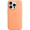 Чехол Apple iPhone 15 Pro Silicone Case with MagSafe - Orange Sorbet - фото 25208