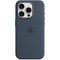 Чехол Apple iPhone 15 Pro Silicone Case with MagSafe - Storm Blue - фото 25211