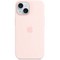 Чехол Apple iPhone 15 Silicone Case with MagSafe - Light Pink - фото 25229