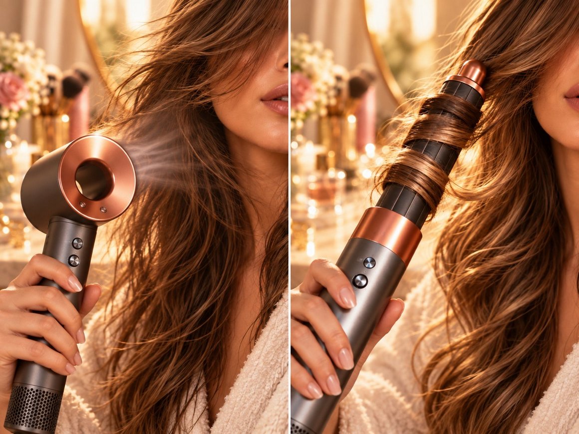 Чем отличается стайлер от фена Dyson — сушка и укладка одним движением